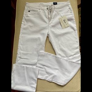 AG Jeans White Jodi Crop Size 29 NWT